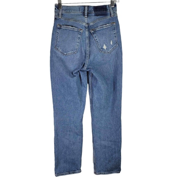 Abercrombie & Fitch The 90s Straight Ultra High Rise Curve Love Jeans Size 26/2S - Picture 3 of 11